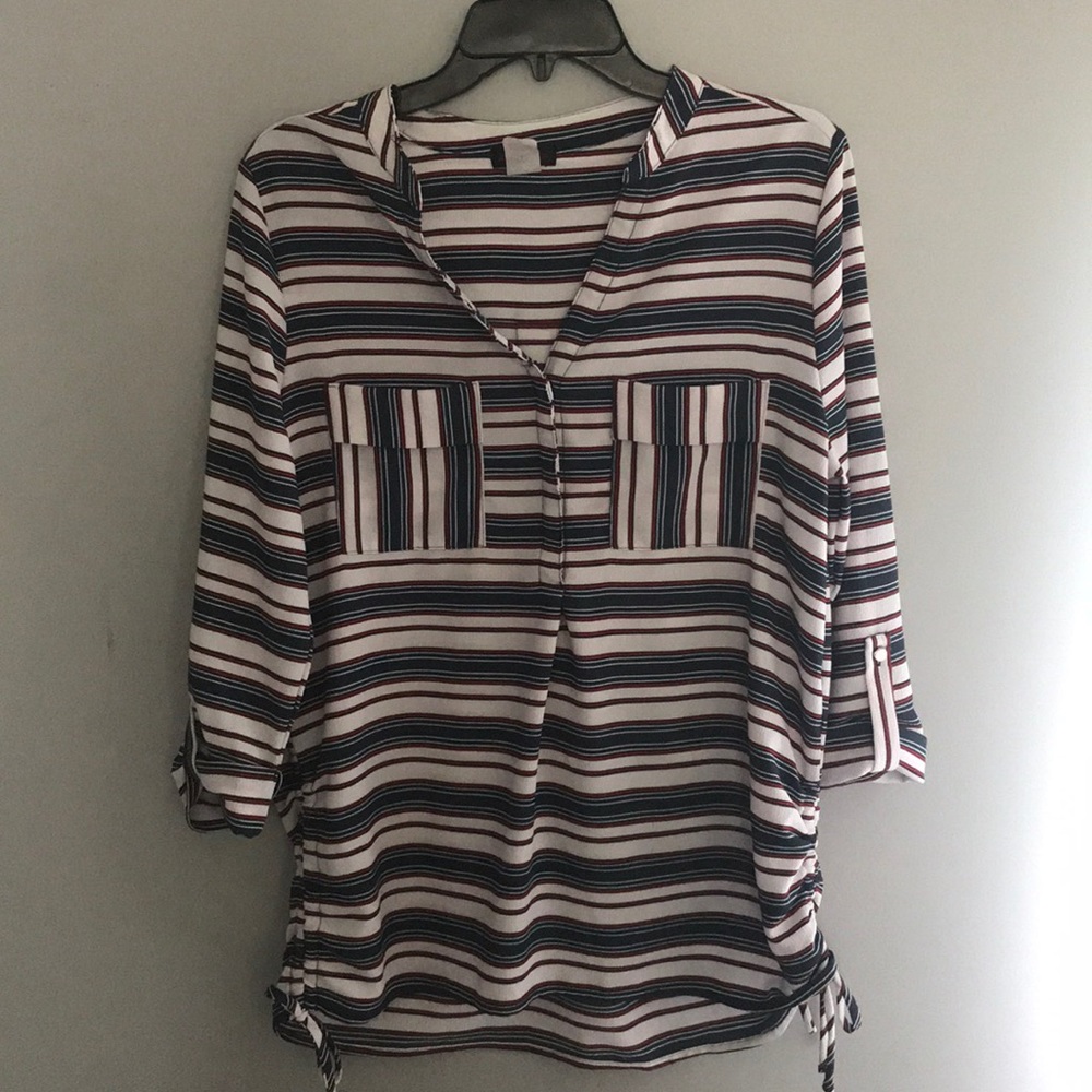 Red white blue top